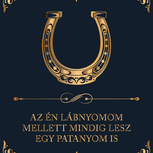Patanyom - lovas vászonkép idézettel, Otthon & Életmód, Dekoráció, Kép & Falikép, Vászonkép, Fotó, grafika, rajz, illusztráció, MESKA