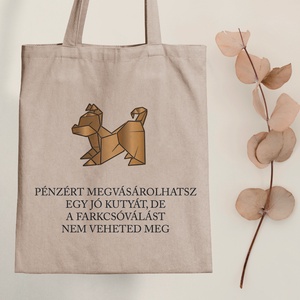 Farkcsóva - vászontáska - Farkas Benjamin, Táska & Tok, Bevásárlás & Shopper táska, Shopper, textiltáska, szatyor, Fotó, grafika, rajz, illusztráció, Mindenmás, MESKA