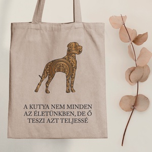 Kutyateljesség - vászontáska - Farkas Benjamin, Táska & Tok, Bevásárlás & Shopper táska, Shopper, textiltáska, szatyor, Fotó, grafika, rajz, illusztráció, Mindenmás, MESKA