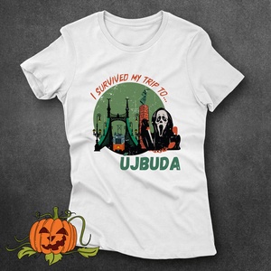 I survived my trip to Újbuda - női póló - ruha & divat - női ruha - póló, felső - Meska.hu