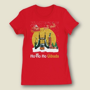 Ho Ho Ho Újbuda - női póló, Ruha & Divat, Női ruha, Póló, felső, Fotó, grafika, rajz, illusztráció, Mindenmás, Meska