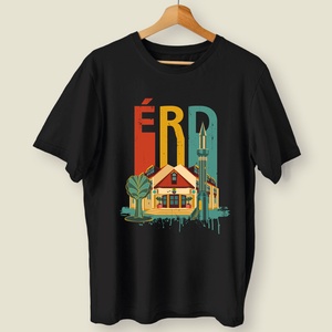 Érd Retró - férfi póló, Ruha & Divat, Férfi ruha, Póló, Fotó, grafika, rajz, illusztráció, Mindenmás, MESKA