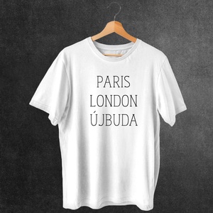 Paris London Újbuda - férfi póló - ruha & divat - férfi ruha - póló - Meska.hu