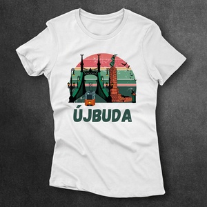 Újbuda Vintage - női póló - ruha & divat - női ruha - póló, felső - Meska.hu
