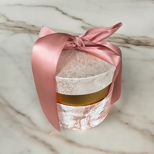 Esküvői köszönőajándék-Prémium ásványköves szójagyertya-választható illattal és díszdobozzal - esküvő - emlék & ajándék - köszönőajándék - Meska.hu