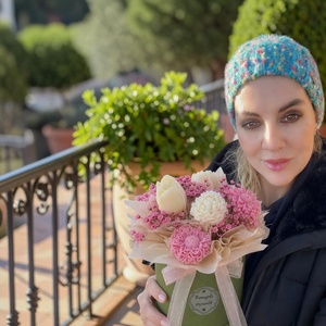 Blush Petal � szülőköszöntő szójaviasz virágbox, Esküvő, Emlék & Ajándék, Szülőköszöntő ajándék, Gyertya-, mécseskészítés, MESKA