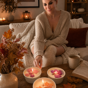 AUTUMN PETITE � őszi kókuszviasz köszönőajándék  - Meska.hu