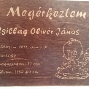 Megérkeztem tábla - otthon & életmód - dekoráció - kép & falikép - táblakép - Meska.hu