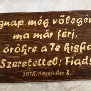 szülő köszöntő, Esküvő, Emlék & Ajándék, Szülőköszöntő ajándék, Gravírozás, pirográfia, MESKA