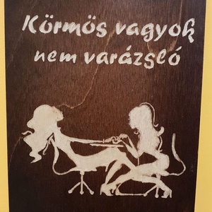 körmös vagyok, Otthon & Életmód, Dekoráció, Kép & Falikép, Táblakép, Gravírozás, pirográfia, MESKA