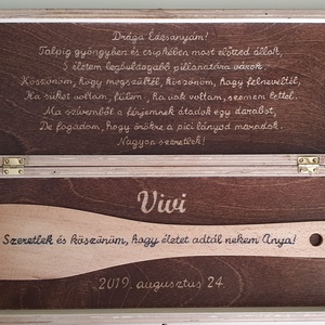 szülőköszöntő doboz édesanyáknak -  - Meska.hu