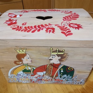 Nászajándék (pénzgyüjtő)  emlékláda - Meska.hu