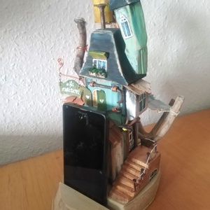 Fairytale tündér telefontartó - otthon & életmód - dekoráció - asztal és polc dekoráció - asztaldísz - Meska.hu