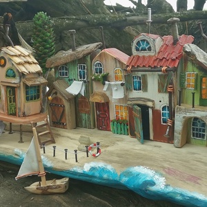 Popeye village, Anchor bay - otthon & életmód - dekoráció - asztal és polc dekoráció - asztaldísz - Meska.hu