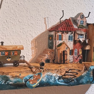 Popeye falu kulcstartós dekor - otthon & életmód - dekoráció - fali és függő dekoráció - fali kulcstartó - Meska.hu