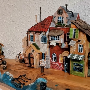 Popeye falu kulcstartós dekor - otthon & életmód - dekoráció - fali és függő dekoráció - fali kulcstartó - Meska.hu