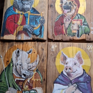  St.Rhino - otthon & életmód - dekoráció - fali és függő dekoráció - falra akasztható dekor - Meska.hu