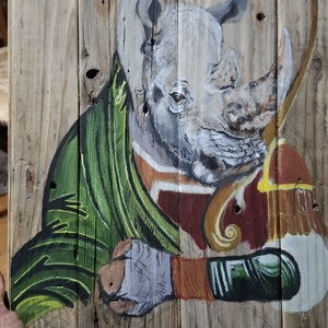  St.Rhino - otthon & életmód - dekoráció - fali és függő dekoráció - falra akasztható dekor - Meska.hu