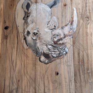 St.Rhino - otthon & életmód - dekoráció - fali és függő dekoráció - falra akasztható dekor - Meska.hu
