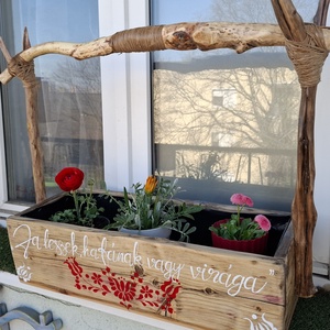 Újélet virágláda - otthon & életmód - ház & kert - virágláda, balkonláda - Meska.hu