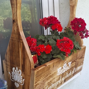 Szuverén:) virágláda - otthon & életmód - ház & kert - virágláda, balkonláda - Meska.hu
