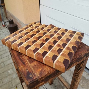 Vágódeszka 3D mintával - Meska.hu