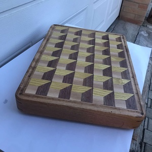 Vágódeszka 3D mintával, Otthon & Életmód, Konyhafelszerelés, tálalás, Sütés, főzés, Vágódeszka, Famegmunkálás, MESKA