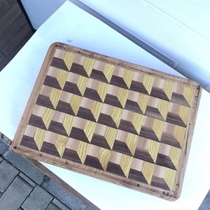 Vágódeszka 3D mintával - otthon & életmód - konyhafelszerelés, tálalás - sütés, főzés - vágódeszka - Meska.hu
