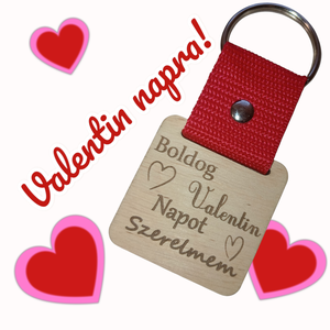 Kulcstartó Valentin napra (szerelmem) - táska & tok - kulcstartó & táskadísz - kulcstartó - Meska.hu