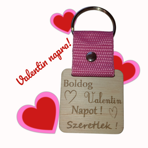 Kulcstartó Valentin napra (szeretlek) - táska & tok - kulcstartó & táskadísz - kulcstartó - Meska.hu