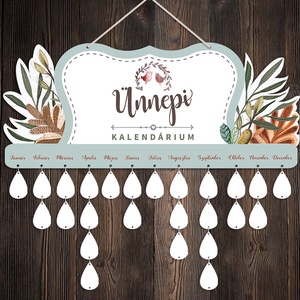 Ünnepi kalendárium, Otthon & Életmód, Papír, írószer, Naptár & Tervező, Gravírozás, pirográfia, Festészet, MESKA