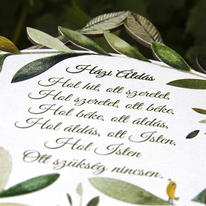 Leveles Házi Áldás - otthon & életmód - vallás - házi áldás - Meska.hu