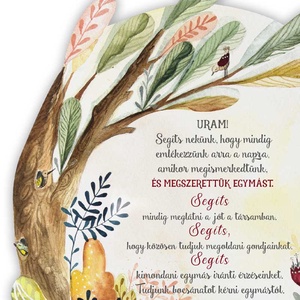 Házasok imája plakett - otthon & életmód - dekoráció - kép & falikép - táblakép - Meska.hu