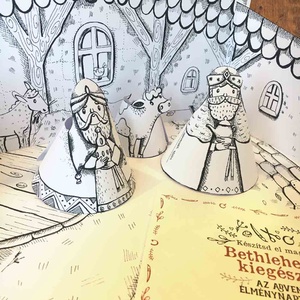 Betlehemes kiegészítő az adventi kalendáriumomhoz - karácsony - adventi díszek - adventi naptár - Meska.hu