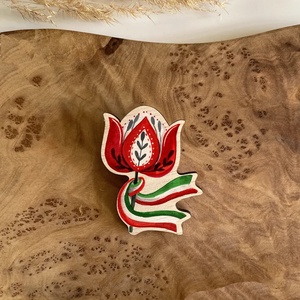 Tulipános kokárda - Meska.hu