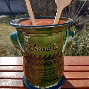 fakanáltartó - otthon & életmód - konyhafelszerelés, tálalás - sütés, főzés - fakanál & fakanáltartó - Meska.hu