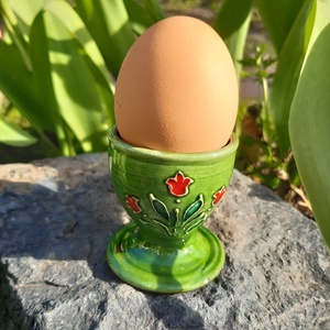 Tulipános tojástartó , Otthon & Életmód, Konyhafelszerelés, tálalás, Tálalás, Zsúrkocsi, tálalóasztal, , MESKA
