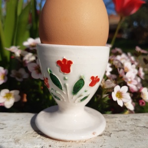 Tulipános tojástartó , Otthon & Életmód, Konyhafelszerelés, tálalás, Tálalás, Zsúrkocsi, tálalóasztal, , MESKA