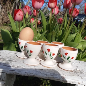 Tulipános tojástartó  - otthon & életmód - konyhafelszerelés, tálalás - tálalás - zsúrkocsi, tálalóasztal - Meska.hu