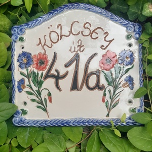 Házszámtábla - Meska.hu