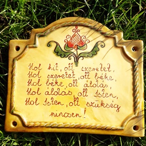 Házi áldás, Művészet, Szobor, Kerámia, Kerámia, MESKA