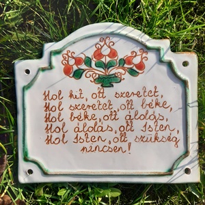 Házi áldás, Művészet, Szobor, Kerámia, Kerámia, MESKA