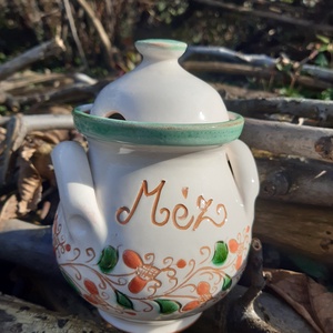 Mézescsupor, Otthon & Életmód, Konyhafelszerelés, tálalás, Konyhai tárolás, Méz & Vajtartó, Kerámia, MESKA