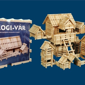 4 cs.  LOGI-VÁR natúr fa építőjáték (344 elem) - játék & sport - építőjáték - Meska.hu