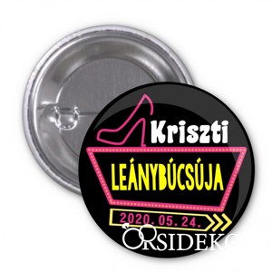 Egyedi kitűző lánybúcsúra - esküvő - lánybúcsú - Meska.hu