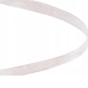 Organza szalag 6mmx20m - fehér, Kellékek & szerszámok, Rövidáru, Textilszalag, Szalag, pánt, , MESKA