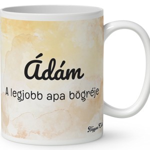 Névvel kérhető - Cuki lajhár Apa és két kis lajhár mintás bögre - otthon & életmód - konyhafelszerelés, tálalás - tálalás - bögre & csésze - Meska.hu