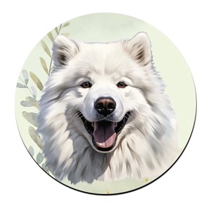 Samoyed portré mintás bögre alátét, , , MESKA