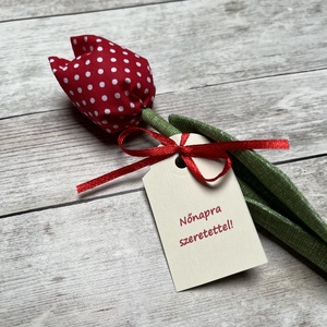 Textil tulipán - Meska.hu