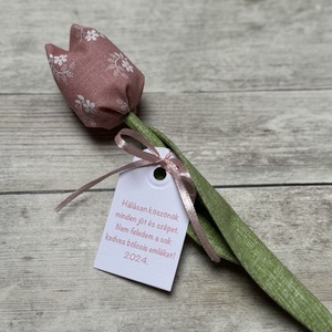 Textil tulipán bölcsis búcsúajándék , Otthon & Életmód, Dekoráció, Virágdekoráció, Virágcsokor, Varrás, MESKA